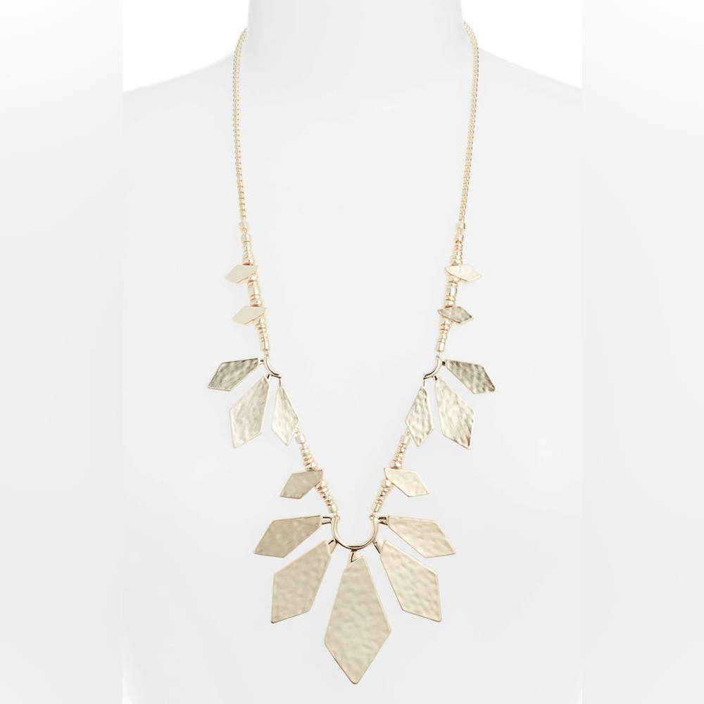 Kendra Scott Keaton Statement Necklace - Yellow Gold color